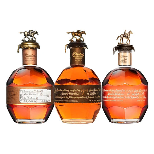 Blanton's Straight From The Barrel, Black Label & Gold Label Bundle - i Shop Liquor