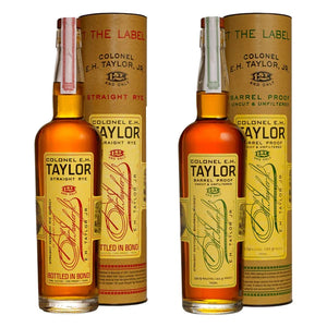 E.H. Taylor Straight Rye Bourbon & Barrel Proof Bundle - i Shop Liquor