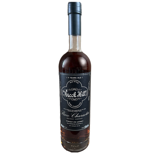 Rare Character Brook Hill Rye Whiskey 128.06 Proof