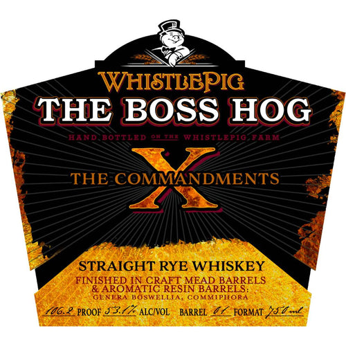 WhistlePig The Boss Hog X - The Commandments - i Shop Liquor