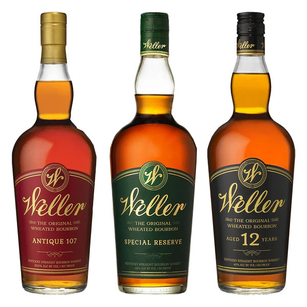 W.L. Weller Antique 107 Bourbon, Special Reserve & 12 Year Bundle - i Shop Liquor