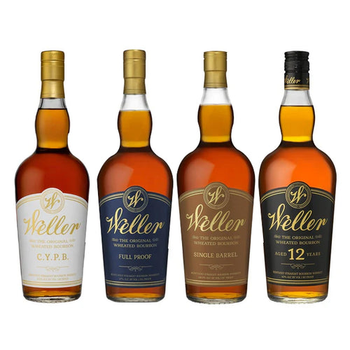 W.L. Weller C.Y.P.B. Bourbon, Full Proof, Single Barrel & 12 Year Bundle - i Shop Liquor