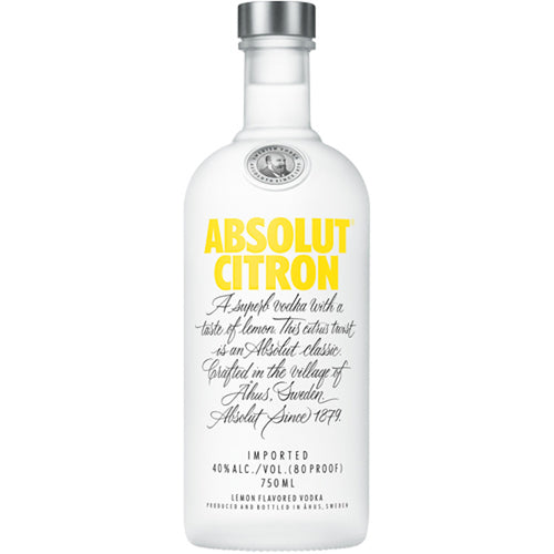 Absolut Citron Vodka - ishopliquor