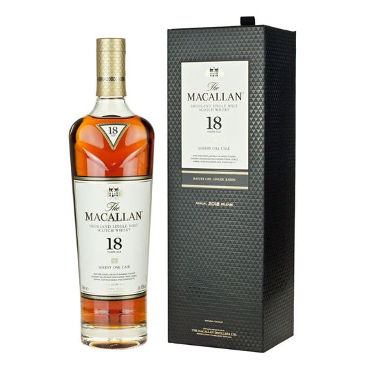 Macallan 18 Year Old Sherry Oak Whiskey - ishopliquor